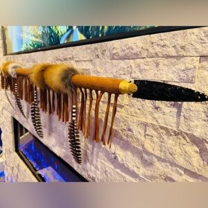 Rustic Feathered Wall Decor